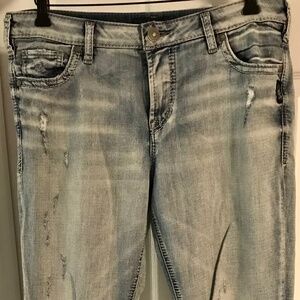 Silver brand jeans, crop